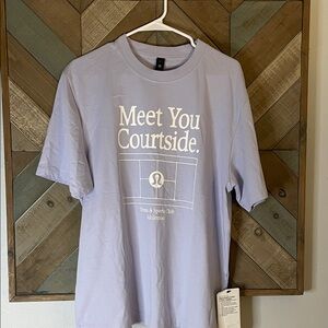 lululemon athletica Men's HEAVYWEIGHT COTTON T-SHIRT *GRAPHIC, size M